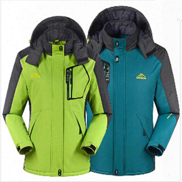 Fall-winter Men Women Jacket Outdoor Thermal Coat Sport Skii Camping Climbing Thick Jackets Outwear Wateerproof Windproof Couples