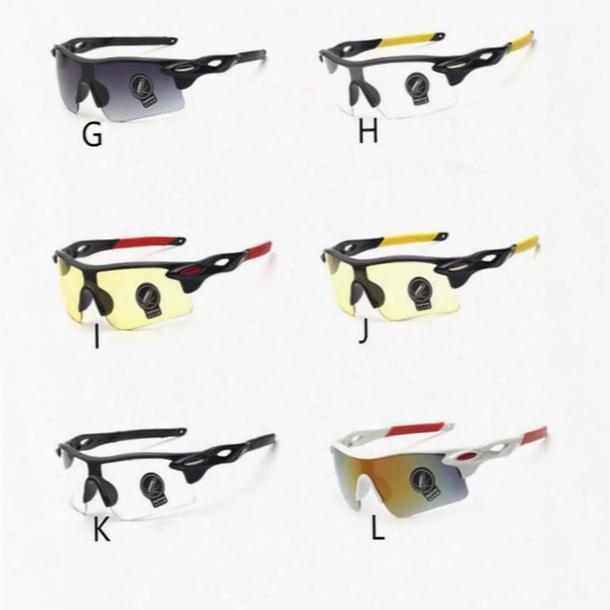Fashion Cycling Bicycle Bike Sunglass Explosion-proof Pc Sunglasses Unisex Men Safety Outdoor Sports Sunglass Night Vision Goggles Eyewear