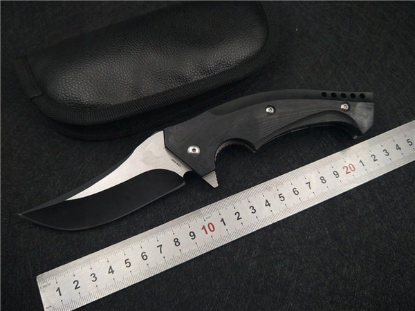 Folding Knife C196cftip S30v Blade Oudoor Tactival Knives G10 Handle Edc Flipper Pocket Camping Knife Hunting Survival Knife