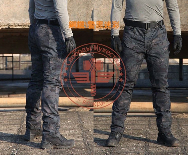 Free Shipping Chiefs Stalker Markings Camo Tactical Pants Men&#039;s Outdoor Camping Trousers Casual Cargo Pants