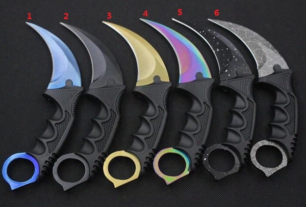 Game Claw Knife Knife Claws Scimitar Cs Color Titanium Series Knife Cutter Claw Paw Outdoor Training