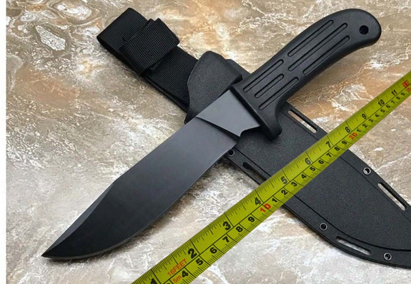 High Quality Mpk-a2 Striaight Knife Outdoor Survival Hunting Fixed Blade Knife D2 Blade Nylon Fiber Handle