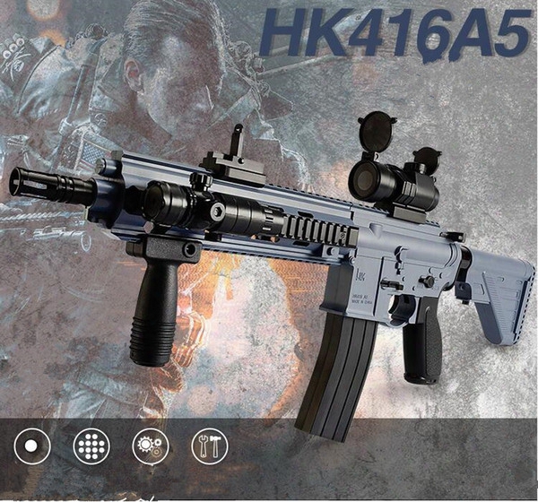 Hk416a5 Gel Ball Shooter Gun Toy For Rifle Toy Gun Cs Outdoor Weapon Electric Shoot Gun Toy