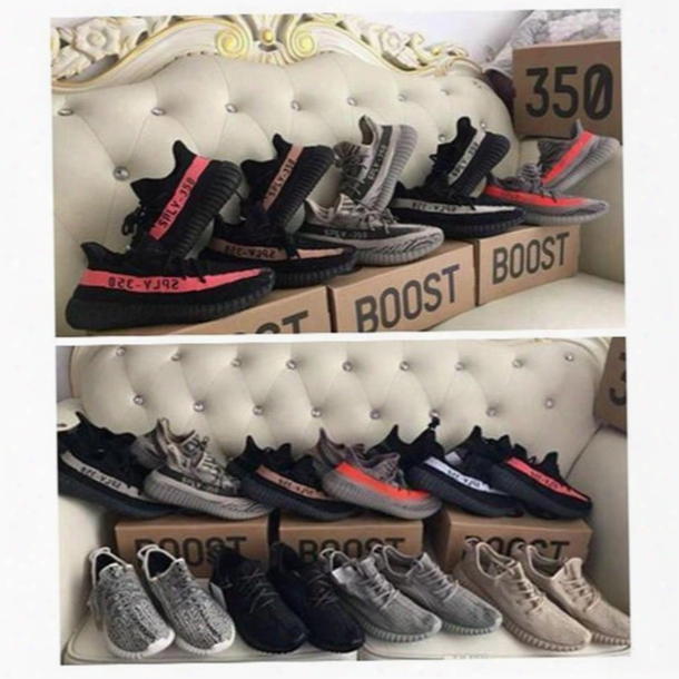 Hot Originals 350 Boost V2 Cp9652 Bz0256 Running Shoes Ftwr White Core Black Red Sports Shoes Men Women Sneakers Shoe
