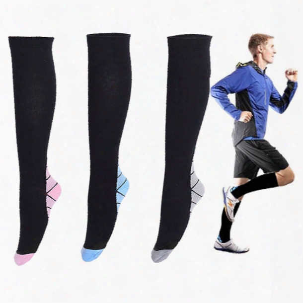 Hot Style Of Women Men Compression Socks In 2 Sizes Available Unisex Miracle Socks Outdoor Sports Socks Anti Fatigu Football Stocking