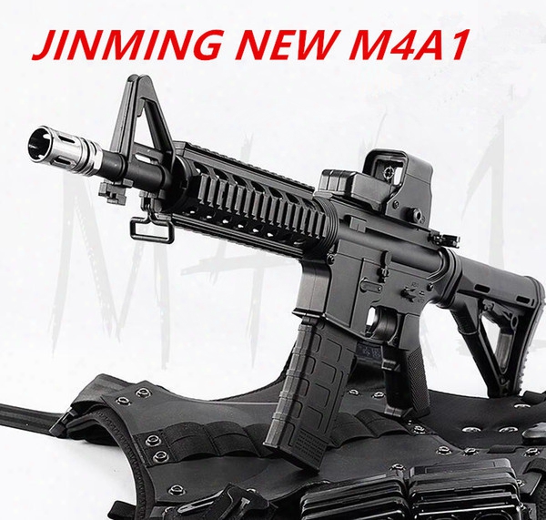 Jingming New M4a1 Gel Ball Blaster Gun Toy Rifle Electric Shooter Ball Bullet Gun Cs Weapon Outdoor Toy