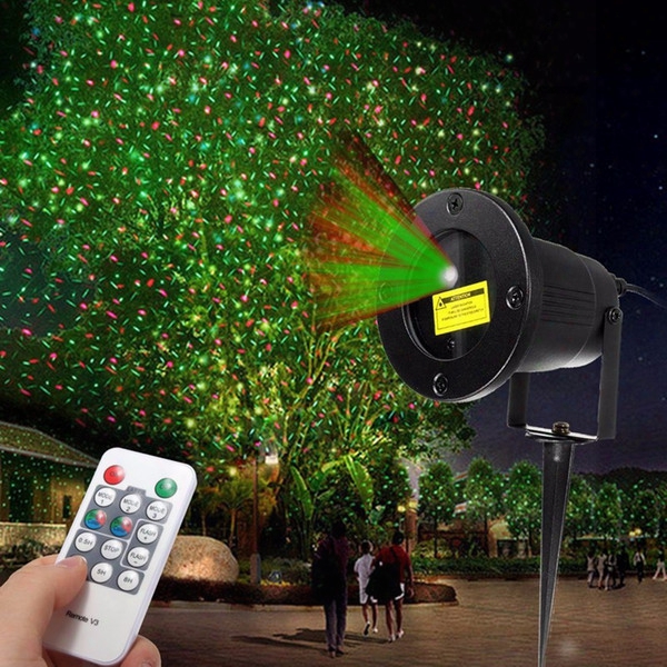 Landscape Stars Stage Light Night Sky Laser Projector With Remotec Ontrol Outdoor Christmas Party Disco Show Us/eu Plug