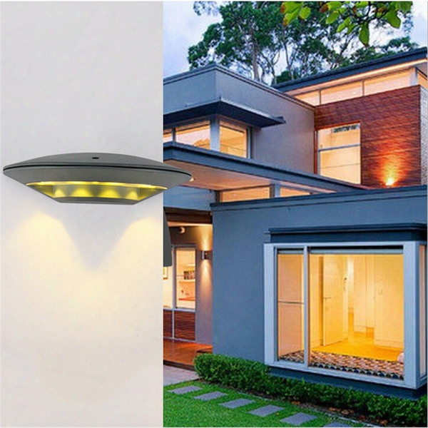 Led Exterior Wall Lamp Outdoor Lights Sconces 12w Led Light Garden Outdoor Wall Lights Modern 100-240v Aluminum Rustproof