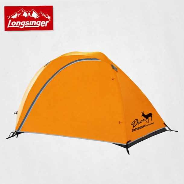 Longsinger Elizabethans Double Layer Aluminum Rod Outdoor Camping Hiking Tent Ultra-light Rain