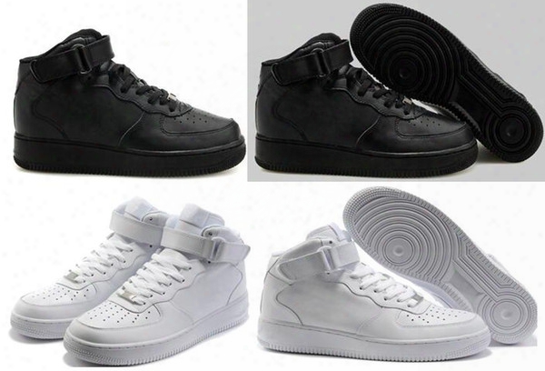 Men & Women Shoes,skateboarding Force Ones Shoes High Low Cut White Black Outdoor Trainers Sneakers Size: 36-46