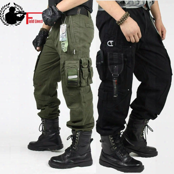 Men&#039;s Cargo Pants Millitary Clothing Combat Swat Tactical Pants Military Knee Pads Male Outdoor Camouflage Army Style Camo Workwear Trousers