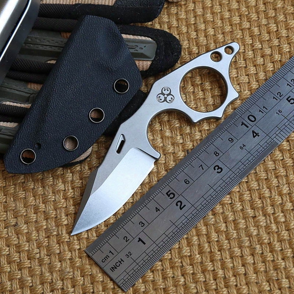 Mg Arctic Fox Fixed Blade Knife N690 Blade Hunting Straight Knife Kydex Sheath Camping Survival Outdoor Edc Tool