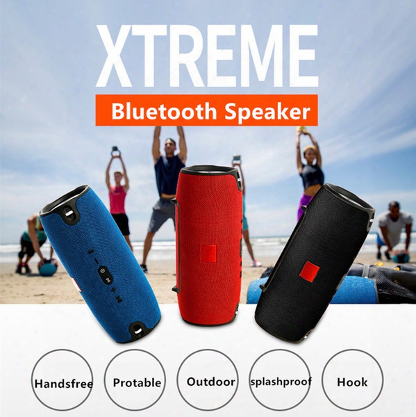 Mini Xtreme Bluetooth Speakers Outdoor Subwoofer Waterproof Speaker With Straps Sterso Portable Music Mp3 Player Support Usb Tf Fm Radio