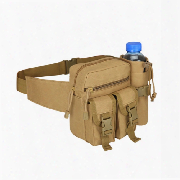 New 600d Nylon Men Tactical Military Travel Hiking Water Bottle Fanny Waist Bag