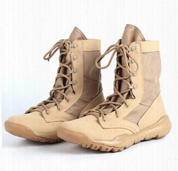 New Ultralight Men Army Boots Military Shoes Combat Tactical Ankle Boots For Men Desert/jungle Boots Outdoor Shoes Size 38-45