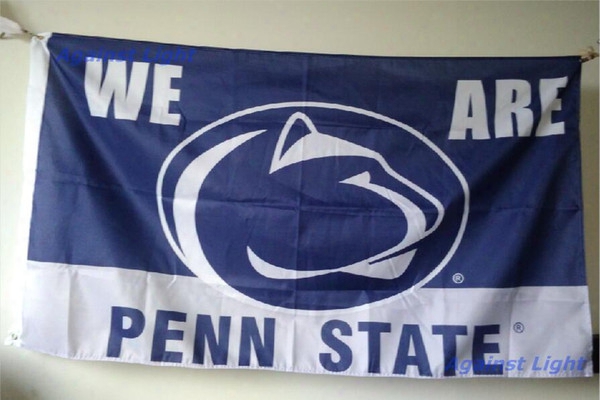 Penn State University Ncaa Flag 90 X 150 Cm Polyester Nittany Lions College Outdoor Banner