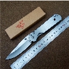 Chris Reeve steel handle folding knife sebenza EDC Pocket knife 8cr13mov blade utility outdoor camping fruit knives hand tool