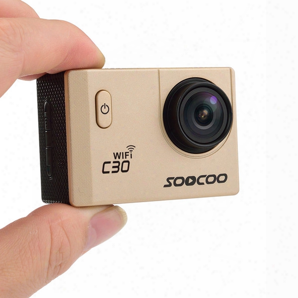 Soocoo C30  4k Action Camera Wifi Sports Dv Cam 30m Waterproof Ntk96660 Ggyro 70-170 Degree Adjustable Outdoor Diving Sport