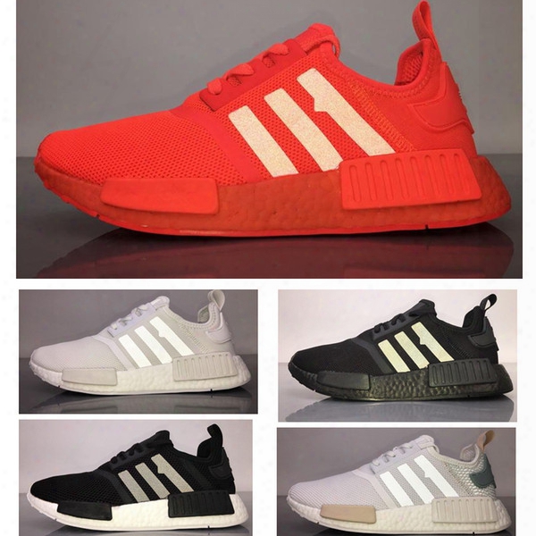 Tactile Green 3m Reflective Nmd_r1 Sneaker Shoes Triple White Nmd R1 Pk Red Runner Monochrome Primeknit Women Outdoor Trainer Triple Black