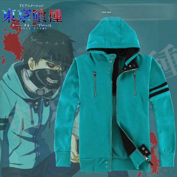 Tokyo Ghoul Hoodies Kaneki Ken Cosplay Sweat Shirt Hat Clothing Coat Outdoor Sport Jacket Unisex Cartoon Sweatshirts