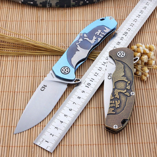 Top Quality Ch3504 Original Folding Knife S35vn Blade Cearmic Ball Import Washer Bronzed Tc4 Handle Outdoors Survival Pocket Knife Edc