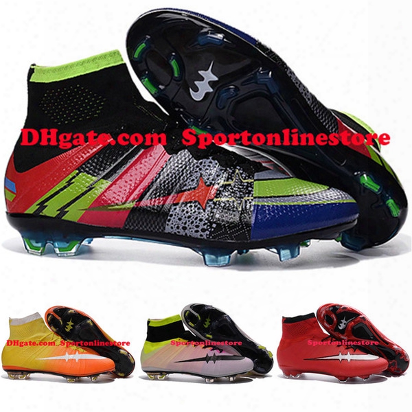 What The Mercurial Superfly Football Boots Shoes Mercurial Soccer Cleats Red White Soccer Boots Superfly Iv Fg Outdoor Soccer Shoes For Men