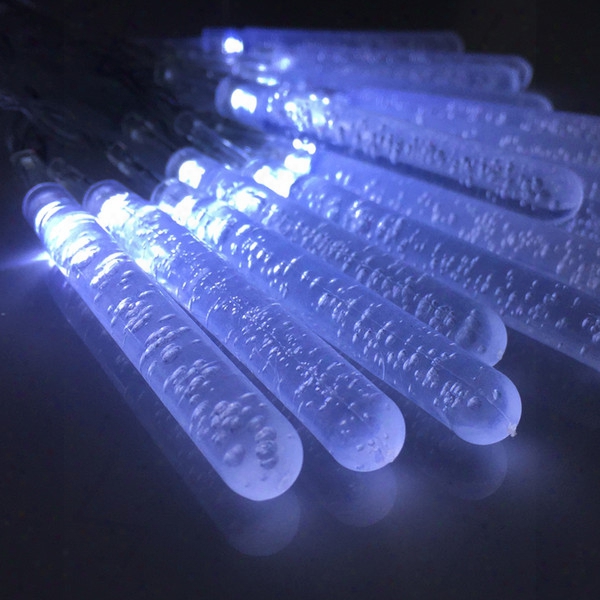 Wholesale-4m 40leds Icicle Led Battery String Aa Battery Operated Fairy Christmas Lights For Party Home Festival Outdoor Decoration Lamps