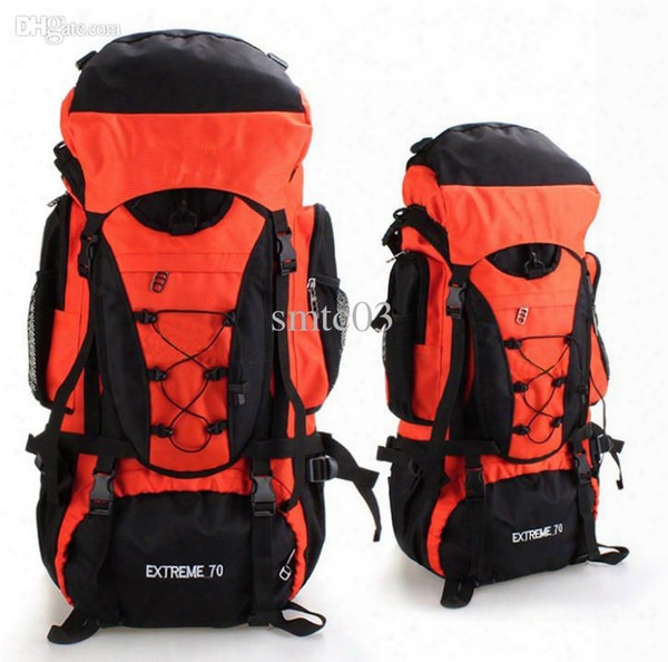 Wholesale-large Capacity 70l Travel Backpacks 2015 New Outdoor Camping Hiking Climbing Sports Shoulder Bags Paternity Bags Free Shipping