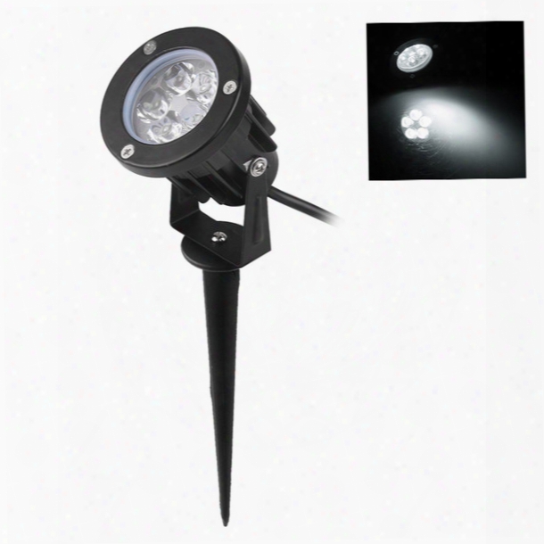 Wholesale- Led Lawn Lamp 5w Flood Light Spotlight Lamp 60 Degrees Beam Angle With Spike Waterproof Ip65 For Garden Outdoor Ac85-265v