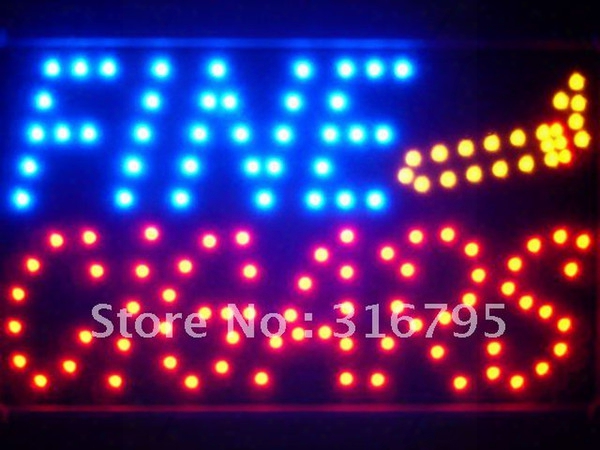 Wholesale-led117-r Fine Cigars Bar Shop Led Neon Sign Whiteboard