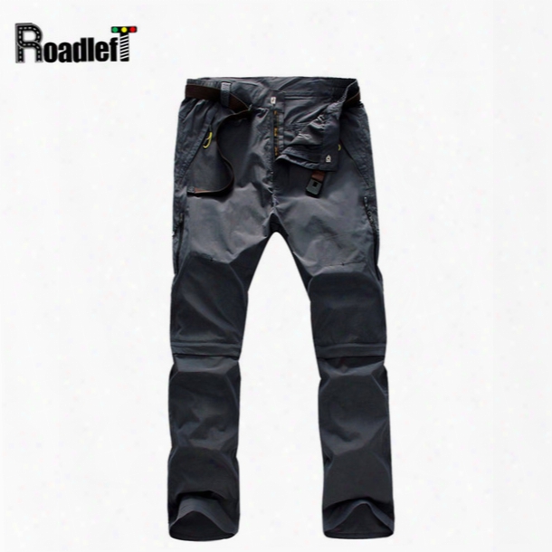 Wholesale-mens Multi-function Removable Outdoor Casual Sport Pants Men Quick-dry Breathable Cargo Work Pants Men Softshell Sweatpants