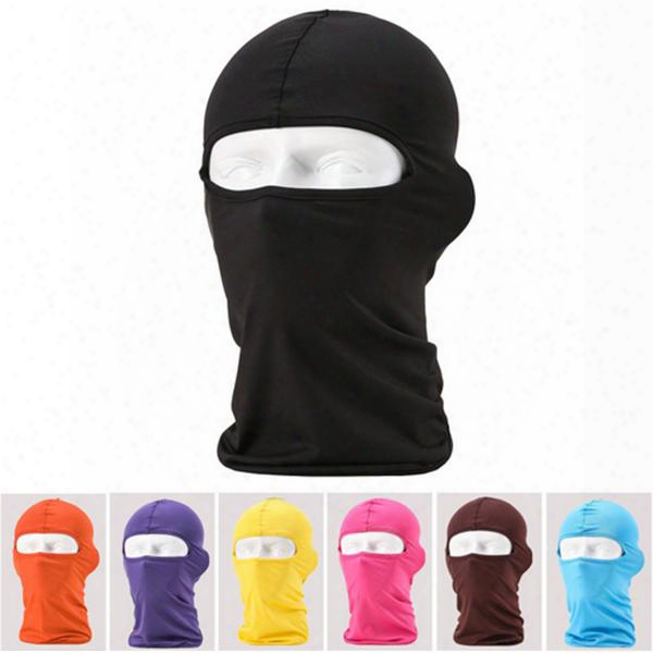 Wholesale-wholesale Outdoor Protection Full Face Lycra Balaclava Headw Ear Ski Neck Cycling Motorcycle Mask