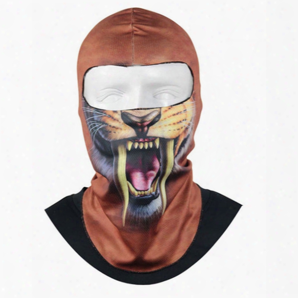 Wholesale- Yimistar #4024 Thin 3d Outdoor Cycling Ski Balaclava Neck Hood Full Face Mask Hat Beanie Animal