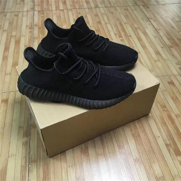 Yeezi 350 V2 Real Boost All Black 350 V2 New Sply-350 Sports All White Zebra Running Shoes Kanye West Sneakers Shoes Men Women