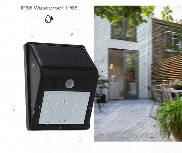 12 Led Waterproof Ip65 Solar Light Powered Wireless Pir Motion Sensor Light Outdoor Garden Landscape Yard Lawn Security Wall Lamp