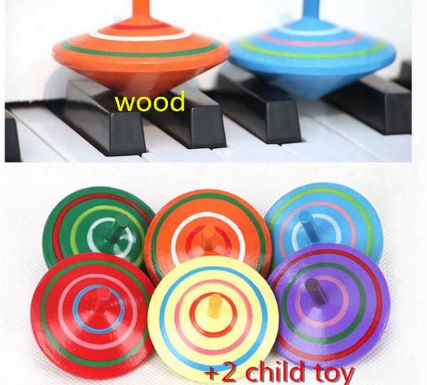 +2 Children Fidget Spinner Wood Hand Spinner Handspinner Fingertips Spiral Fingers Acrylic Plastic Fidgets Toys Gyro Exterior Games