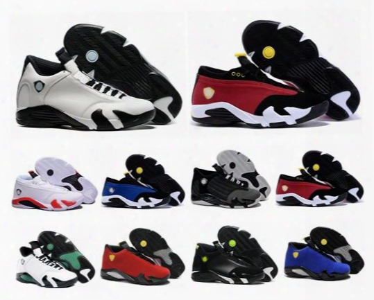 2016 Hot Black Toe Thunder Retro Xiv 14 Low Laney Men Basketball Sheos Athletic Trainer Hot Sell Sports Footwear 14s Sneaker