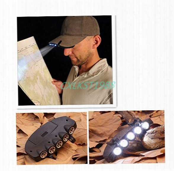 5 Led Cap Head Light Lamp Torch For Hiking Camping Mountain Climbing Outdoors