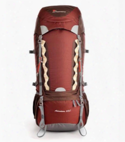 60l Internal Frame Long Haul Climbing Bag Cr Carrying System Terylene Material Unisex Travel Camping Outdoor Sporg Backpack