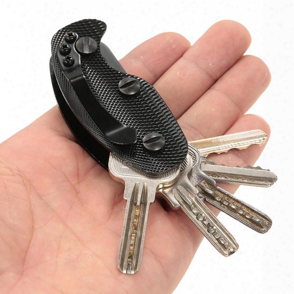 Brand New 2017 Smart Key Wallet Edc Gear Key Organizer Holder Keychain Pocket Key Ring Famous Designer Creativegift