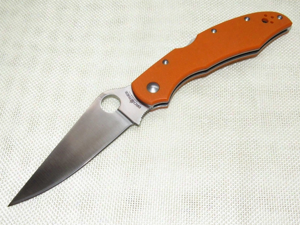 Brother 1605 1605g Edc Outdoor Hunting Camping Survival Pocket Tactical Fishing Knife Tool Folding Knife 440c Blade Orange G10 Handle