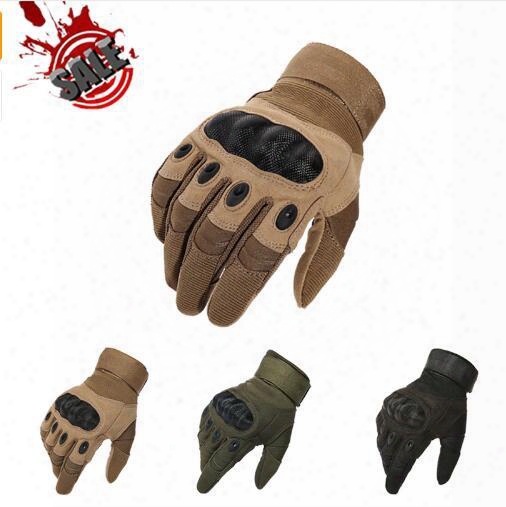 Camp Glove Game Brand Tactical Gloves Army Paintball Airsoft Outdoor Tactial Police Carbon Full Finger Type Camping Gloves Gym Gl