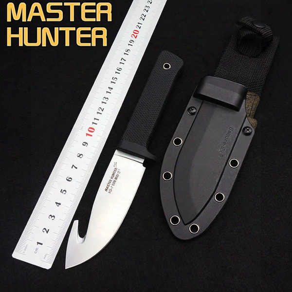 Cold Steel Master Hunter Tactical Knife,9cr13mov Hunting Fixed Blade Camping Outdoor Knives,survival Edc Tools,straight Knife Rubber Handle