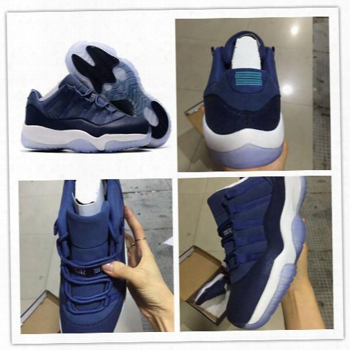 Discount Air Retro 11 Low Gs Blue Moon Basketball Shoes Mens Shoes Sportshoes Online Retro 11s Sneakers Outdoors Athletics Trainers