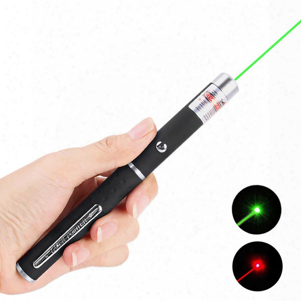 High Quality 5mw Powerful 500m Powerful Green Laser Pointer Pen Beam Light High Power Laser Lazer For Outdoor Survival (color: Black)