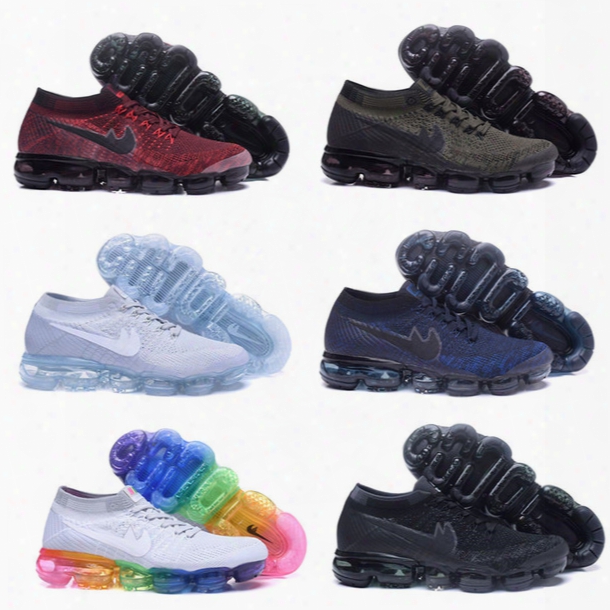 High Quality Casual Shoes Vapormax For Men 2018 Running Sneakers Women Fashion Athletic Sport Air Sport Hot Walking Outdoor Shoes