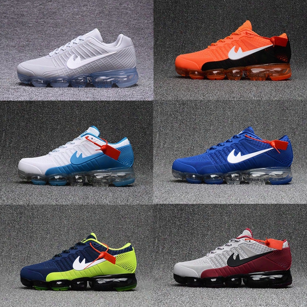 High Quality New Running Shoes Air Cushion 2018 Men Women Vapormax Product Hot Sale Breathable Outdoor Sneaker Us 7-11 Free Shipping