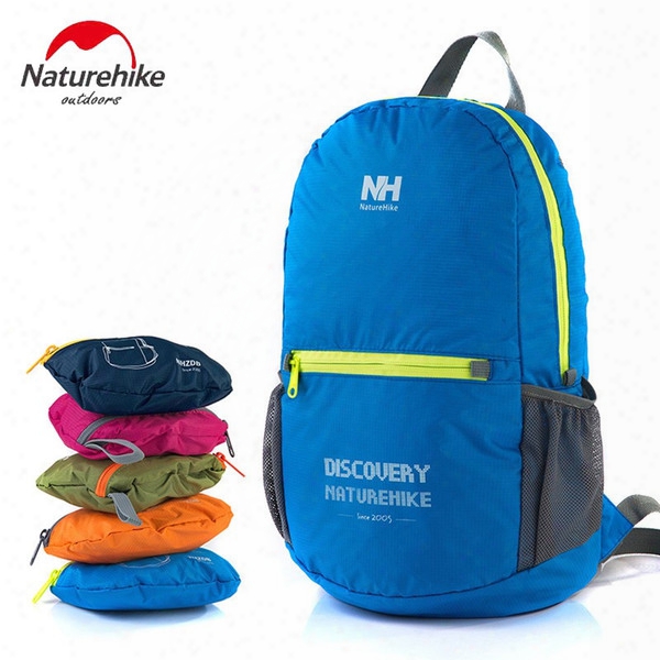 Naturehike Outdoor Sport Bag Portable Camping Hiking Portable Waterproof Foilding Backpack Women Men Travel 15l Nh15a001-b