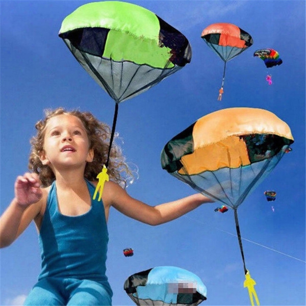 New Arrival Mini Hand Throwing Kids Parachute Toys Kids Soldier Outdoor Sports Children&#039;s Educational Toys Free Shipping