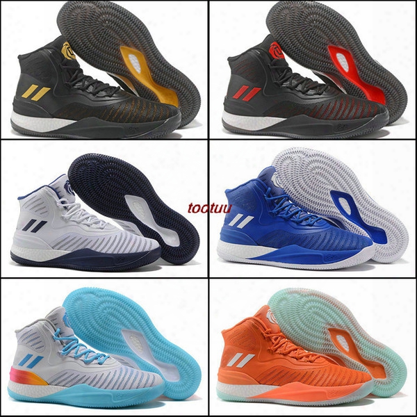 New D Rose 8 Basketball Shoes Sneaker S Men Organge Derrick Rose 8 8s Viii Basket Ball Crazy Light Shoe Mens Homme Replicas Sport Sneakers